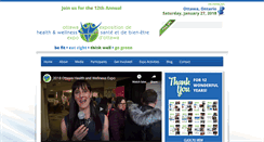Desktop Screenshot of orleanswellnessexpo.com